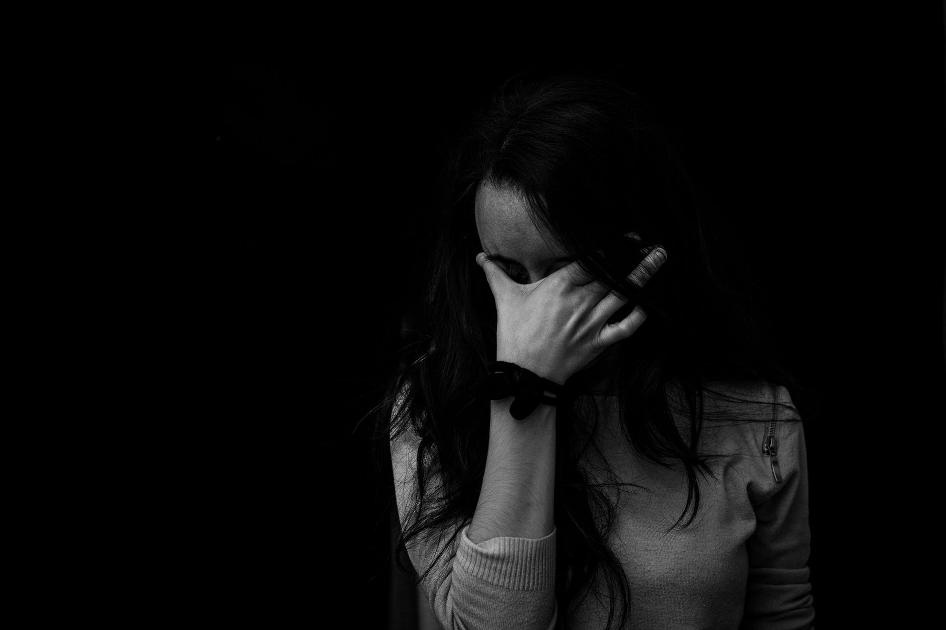 woman looking away